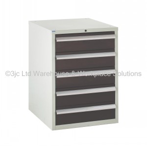 Euroslide Storage Cabinet 5 Drawer 825mm Type 1